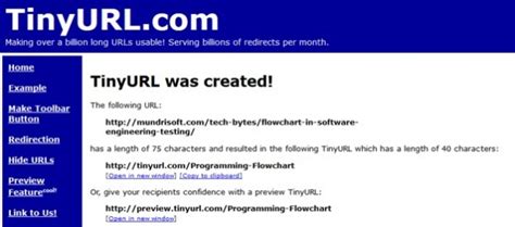 Tiny URL .